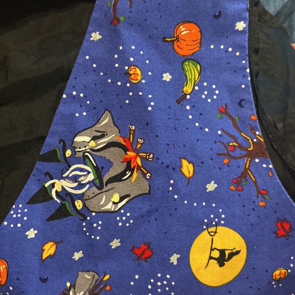Vintage 90s basic editions women's XL extra large Halloween vest witches pumpkin - Picture 3 of 10